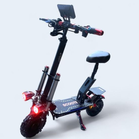 صورة سكوتر الوحش مدرع محركين 3000 واط